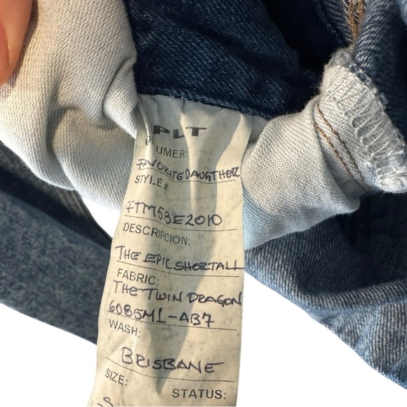 New! Favorite Daughter Epic Shortall Denim Romper - Picture 7 of 7